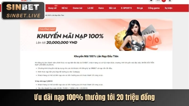 Khuyến Mãi Casino Trực Tuyến 78be Web